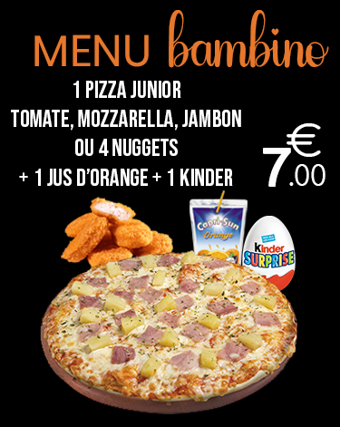 livraison menu bambino à  courdimanche 95800